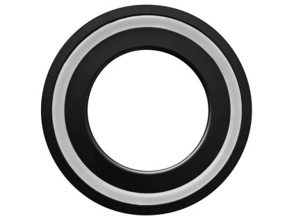 Kovová podložka mezi umyvadlo a desku, výška 10mm, černá mat