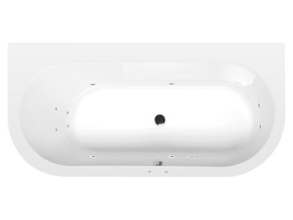 ASTRA B hydromasážní vana, 165x75x48cm, Active Hydro, chrom