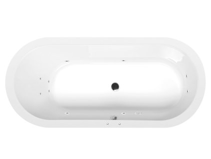 ASTRA O hydromasážní vana, 165x75x48cm, Active Hydro, chrom