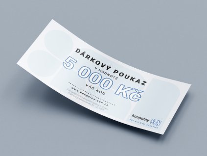 Dárkový poukaz 5000 Kč