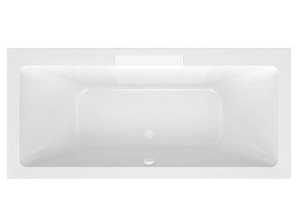 CASCATA obdélníková vana 185x85x45cm, kaskáda bílá