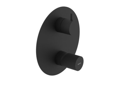 ULTRATAP podomítková sprchová baterie, 2 výstupy, otočný přepínač, černá mat obrázek č.: 1