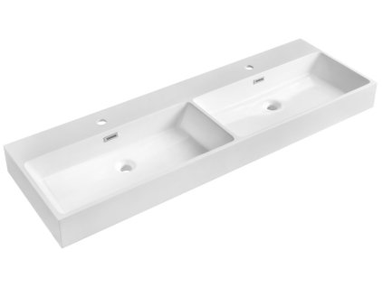 AQUATIC umyvadlo, litý mramor, 140x46cm, bílá obrázek č.: 1