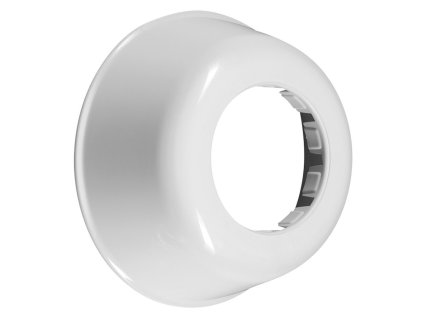 Rozeta 78/40 mm, výška 34mm, ABS/bílá