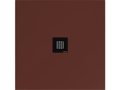 FLEXIA vanička z litého mramoru s možností úpravy rozměru, 90x90cm, hnědá mat