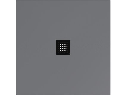 FLEXIA vanička z litého mramoru s možností úpravy rozměru, 100x100cm, šedá mat