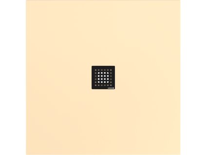 FLEXIA vanička z litého mramoru s možností úpravy rozměru, 100x100cm, béžová mat