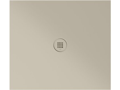 Keramická sprchová vanička, obdélník 90x80x2cm, creta mat