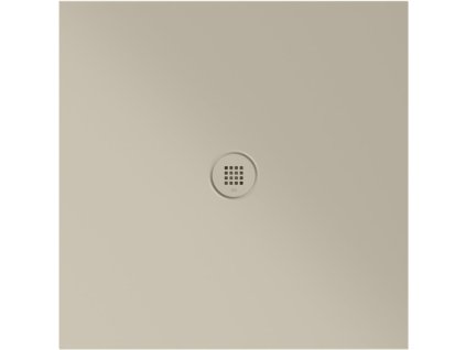 Keramická sprchová vanička, čtverec 90x90x2cm, creta mat