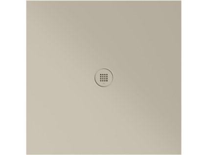 Keramická sprchová vanička, čtverec 100x100x2cm, creta mat