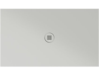 Keramická sprchová vanička, obdélník 120x70x2cm, cenere mat