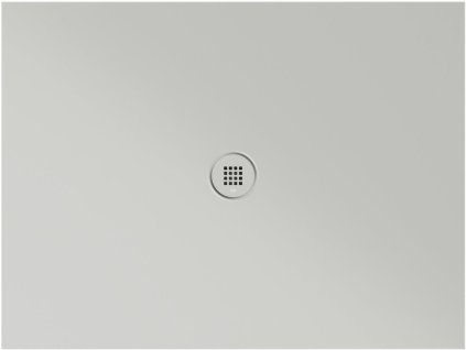 Keramická sprchová vanička, obdélník 120x90x2cm, cenere mat