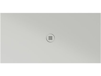 Keramická sprchová vanička, obdélník 140x70x2cm, cenere mat