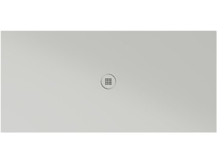 Keramická sprchová vanička, obdélník 170x80x2cm, cenere mat