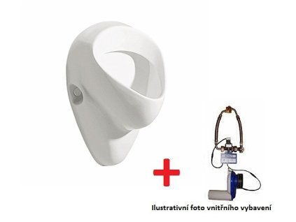 SLP66 pisoár s radarovým splachováním SLP66RZ - s integrovaným zdrojem obrázek č.: 1