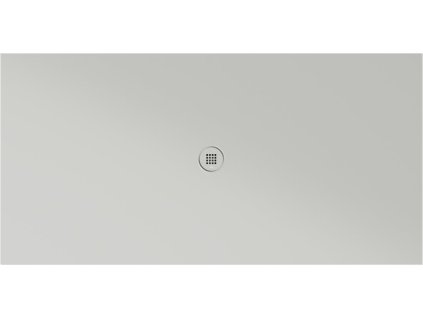 Keramická sprchová vanička, obdélník 200x100x2cm, cenere mat