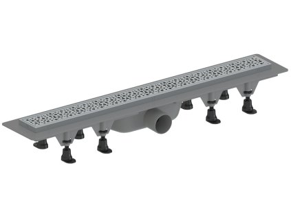 MALVI podlahový žlab s nerezovým roštem, L-910, DN50