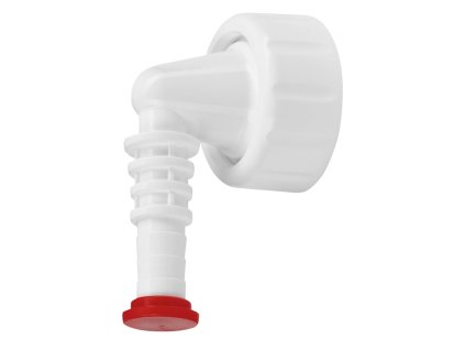 Kolínko podomítkového sifonu, pro sušičku/myčku, bílá