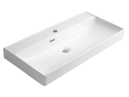 PARLA keramické umyvadlo 80x38cm, bílá