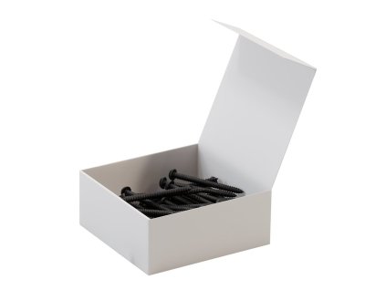 Vruty pro upevnění akustických panelů, 50ks, černá