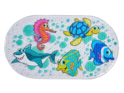 SEA podložka do vany, 69x39cm, s protiskluzem, PVC, multi color