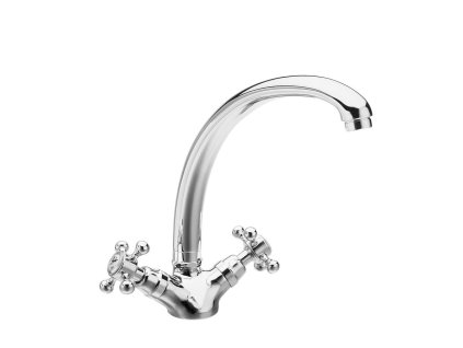 ANTEA stojánková dřezová baterie, výška 265mm, chrom