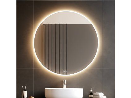 kulate led zrcadlo pr 800 s dotykovym senzorem nahled