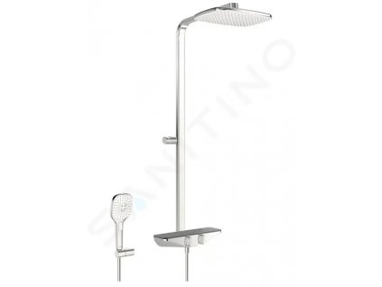 Hansa 5865017184 - Sprchový set s termostatem, 36x22 cm, 3 proudy, antracit/chrom