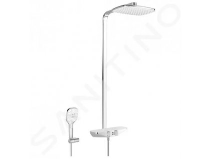 Hansa 5865017282 - Sprchový set Wellfit s termostatem, 36x22 cm, bílá/chrom