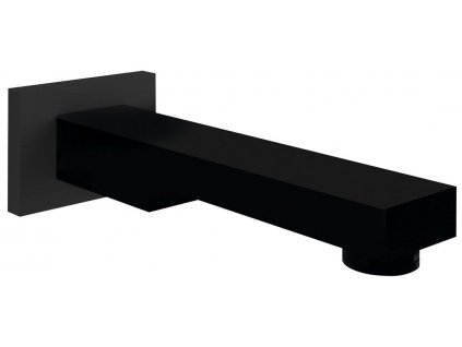 Nástěnná výtoková hubice, hranatá, 180mm, černá mat obrázek č.: 1