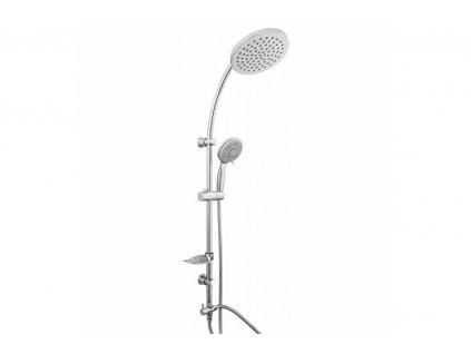 Sprchový set STREAM s příslušenstvím - sprchová tyč s hlavovou a ruční sprchou, připojení k baterii hadicí obrázek č.: 1