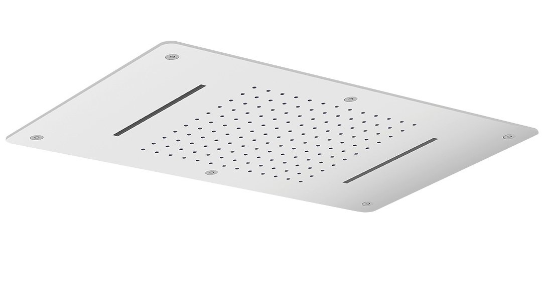 Sapho Stropní sprcha do podhledu se dvěma kaskádami; 700x380mm; nerez lesk