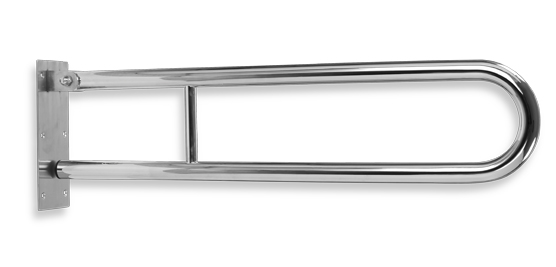 NOVASERVIS R66813;4 Sklopný dvojitý úchyt 852 mm kartáčovaná nerez (R66813;4)