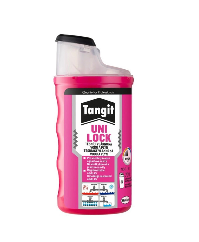 Levně Henkel Tangit Uni-Lock 80 m těsnící vlákno pro vodu; plyn; topení a vzduch - 2959377