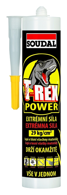 Soudal T-Rex Power Lepidlo a tmel 290 ml - bílý