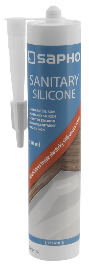 Levně Sapho Sanitární silikon, 310ml, bílá