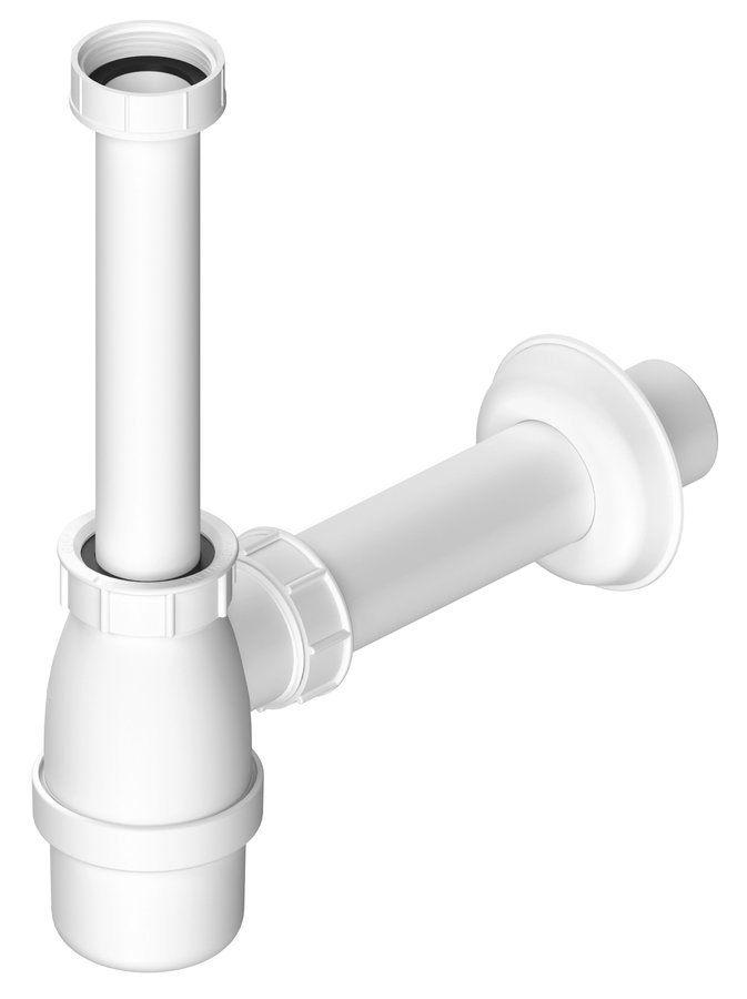 Bruckner Umyvadlový sifon 5/4", DN40, bílá