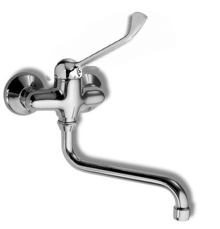 Novaservis Dřezová baterie 100 mm lékařská páka Metalia 55 chrom