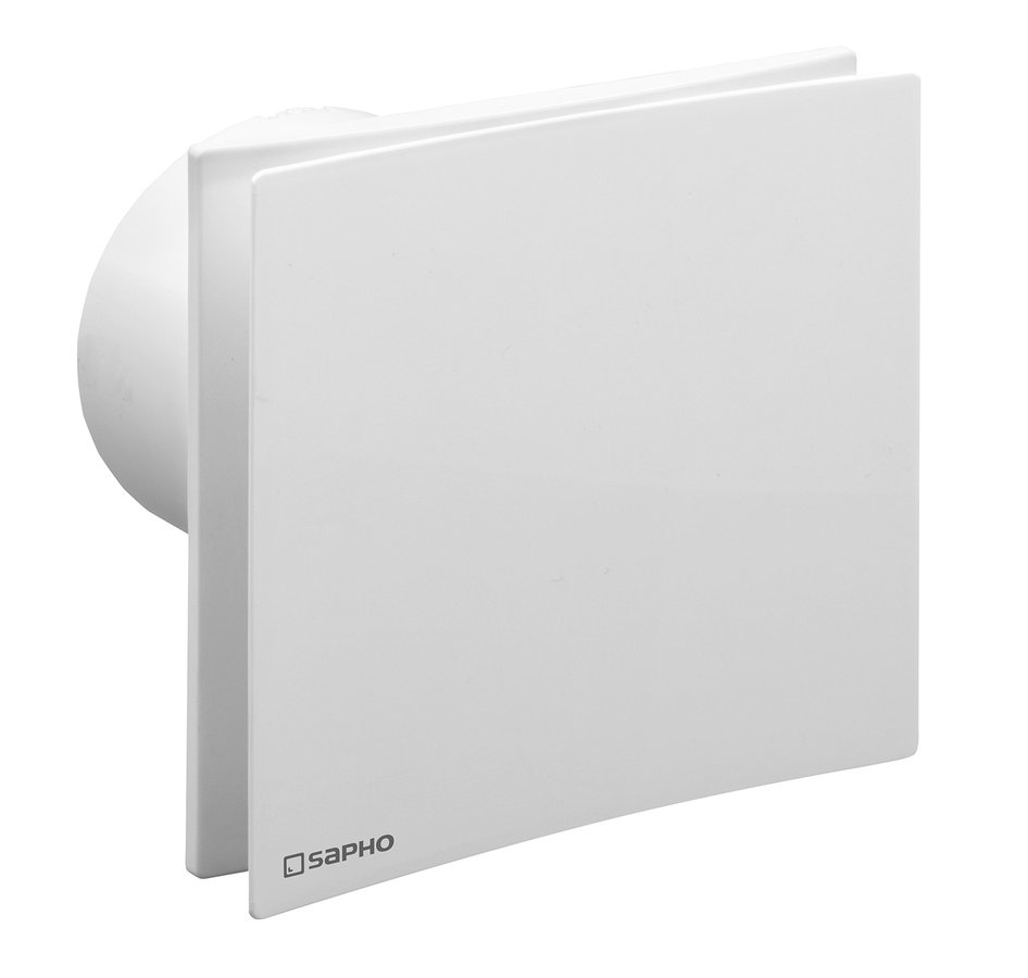 Sapho EIRA koupelnový ventilátor axiální; 15W; potrubí 100mm; bílá