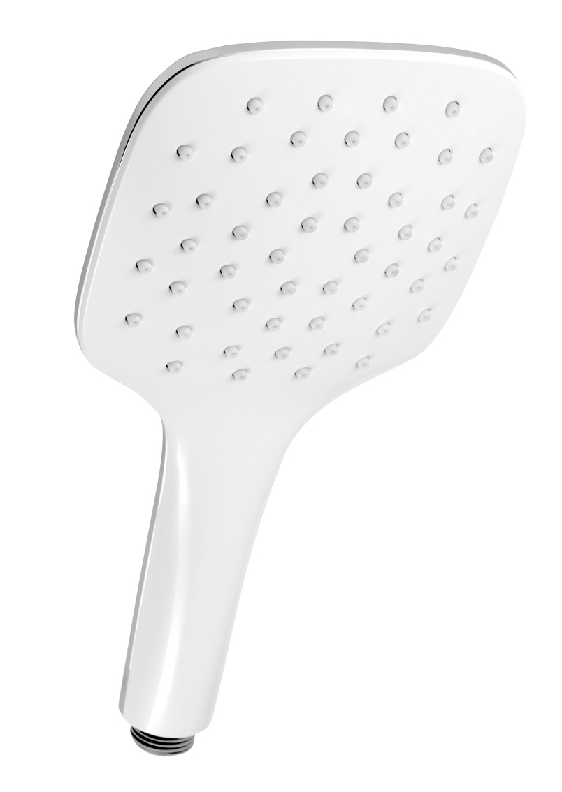 Novaservis Sprchová růžice 1-polohová, bílá-chrom