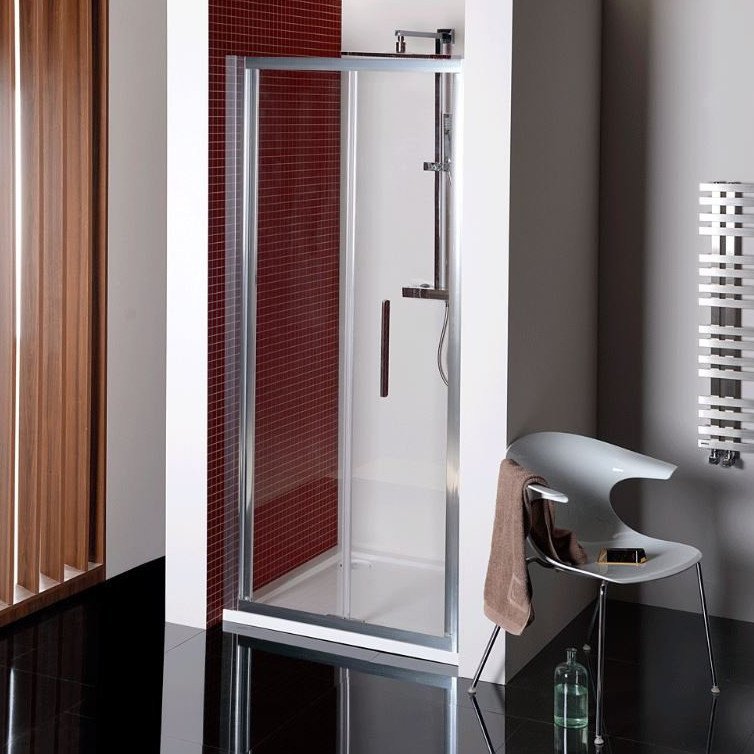 Polysan LUCIS LINE skládací sprchové dveře 800mm, čiré sklo