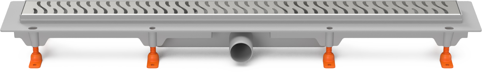 Levně Chuděj Lineární plastový žlab MCH Harmony 450 mm do prostoru s roštem Harmony