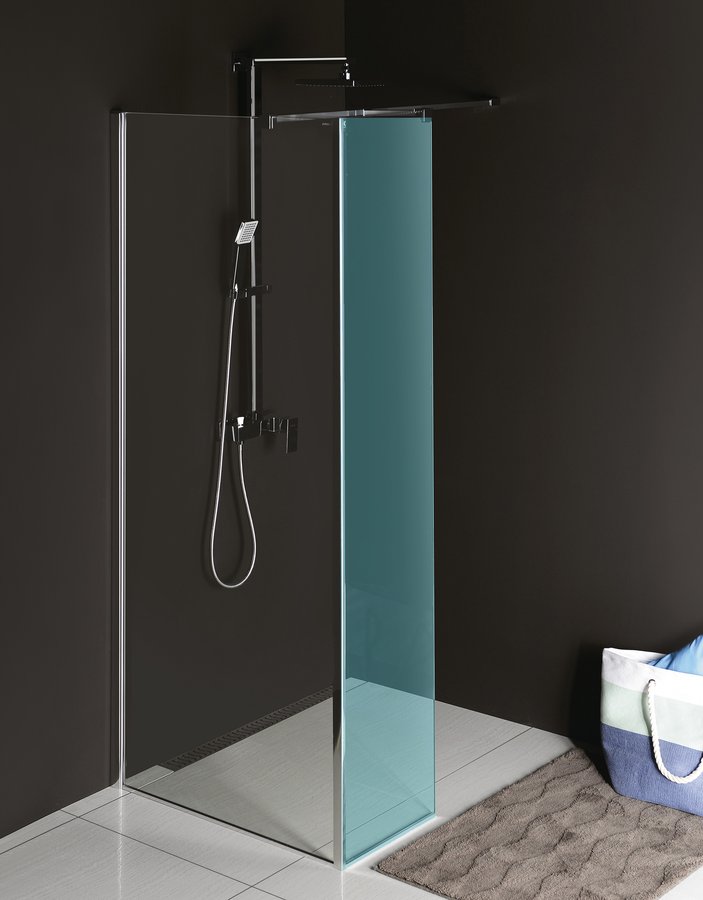 Polysan MODULAR SHOWER stěna k instalaci na zeď; pro připojení pevného panelu; 1000 mm