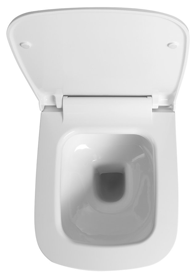 Sapho BELLO závěsná WC mísa Rimless, 35,5x53 cm, bílá