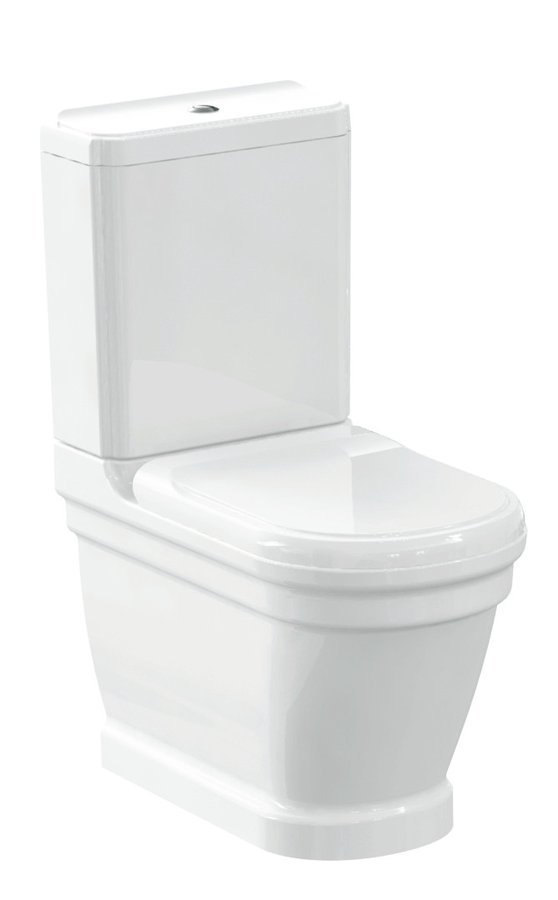 Sapho ANTIK WC kombi, spodní/zadní odpad, bílá - SET(AN360/1ks, AN410/1ks, SSUV12/1ks)