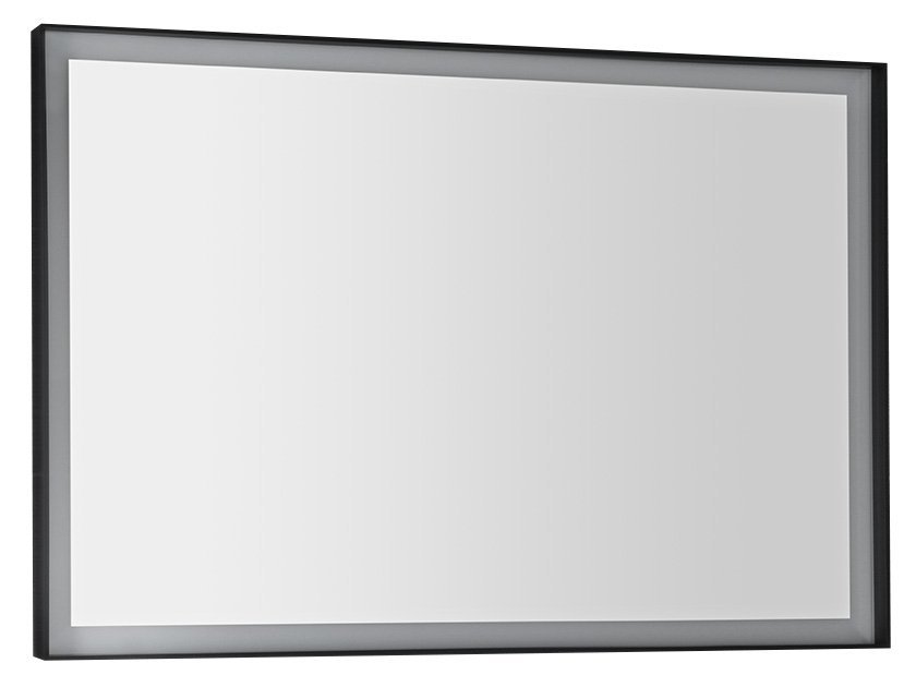 Sapho SORT zrcadlo s LED osvětlením 100x70cm, černá mat