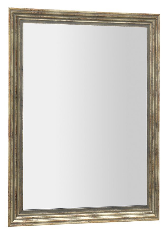 Levně Sapho DEGAS zrcadlo v dřevěném rámu 71,6x91,6cm, černá/starobronz