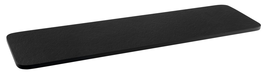 Polysan IPANEMA polička na vanu, 74x20 cm, černá