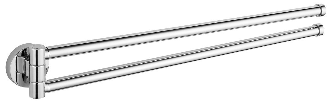 Levně Aqualine SAMBA dvojitý držák ručníků otočný 450mm, chrom
