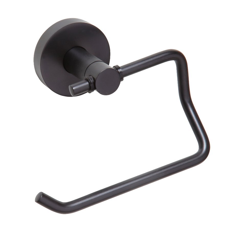 Sapho X-ROUND BLACK držák toaletního papíru, černá mat